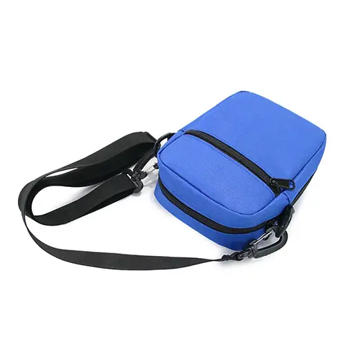 Compact Crossbody Bag with Adjustable Strap and Multi-Functional Pockets